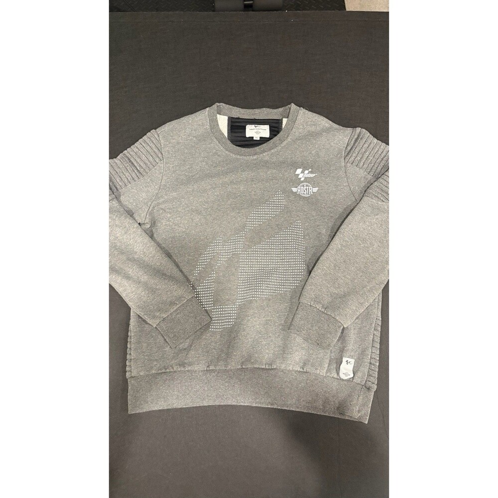 Roadster RDSTR MotoGP Racing Mens Sz XL Long Sleeve Crewneck Sweater Bmw Grey